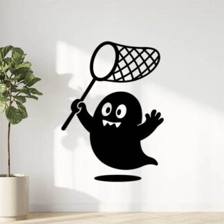 Sticker autocollant Geist Buu Huu avec filet de capture décoration decostickerstore - TXX435