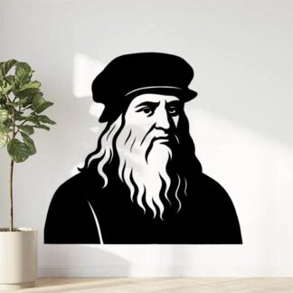 Sticker autocollant leonard de vinci autre décoration decostickerstore - WYJL5H