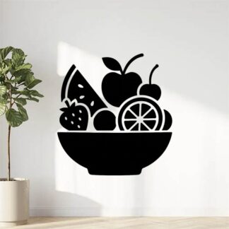 Sticker autocollant Salade de fruits décoration decostickerstore - XLSLUB