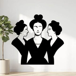 Sticker autocollant 3 arlésiennes décoration decostickerstore - ZE7HT1