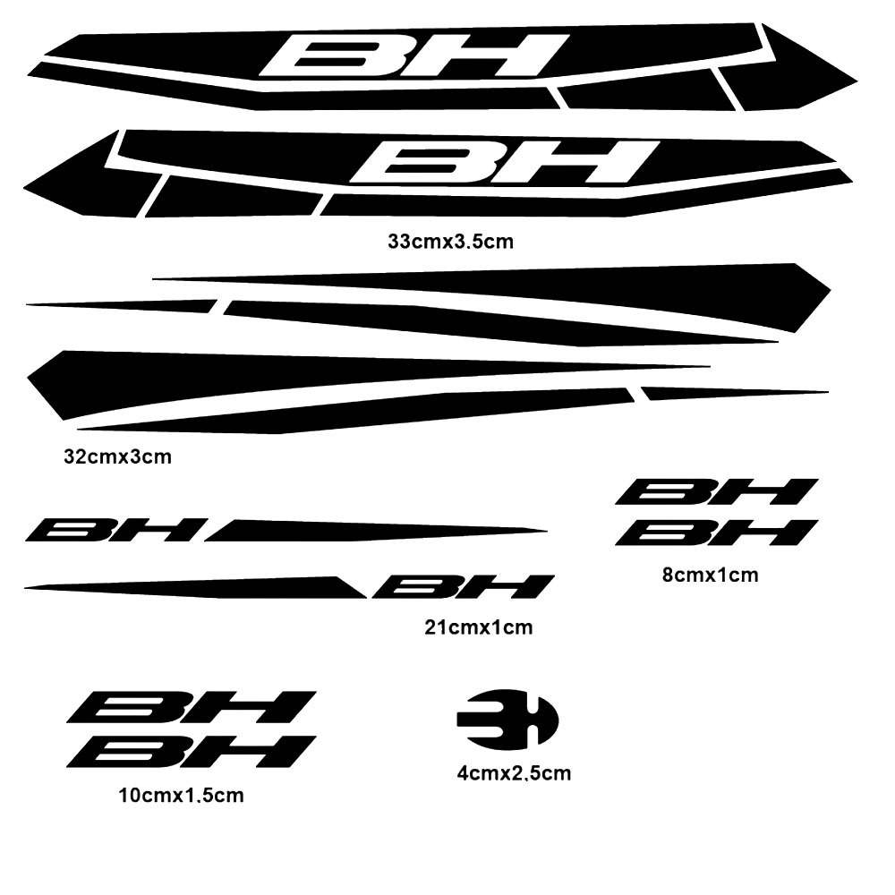 sticker autocollant BH mountain bike vélo 4EQCG