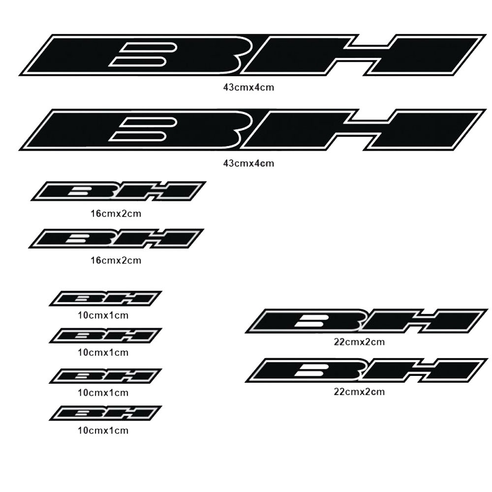 sticker autocollant BH mountain bike vélo NDDEE