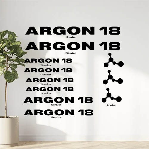 sticker autocollant Argon mountain bike vélo 2PCTY