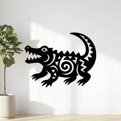 Sticker autocollant Crocodile tribal décoration decostickerstore – CGJVYA